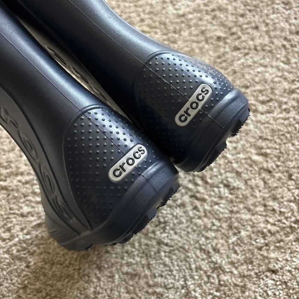 Crocs Handle It Rain Navy Childrens Wellingtons 100% Thermoplastic Kids 3